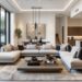 The style principles create a harmonious living room ambiance | Idee ...