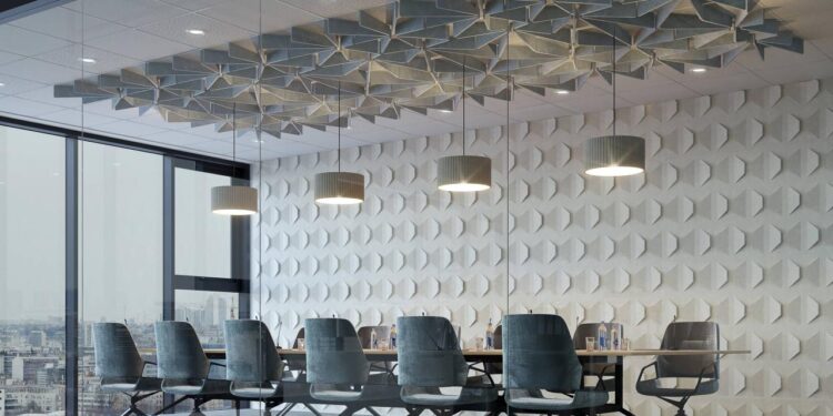Hanging Acoustic Panels from the Ceiling - Altispace